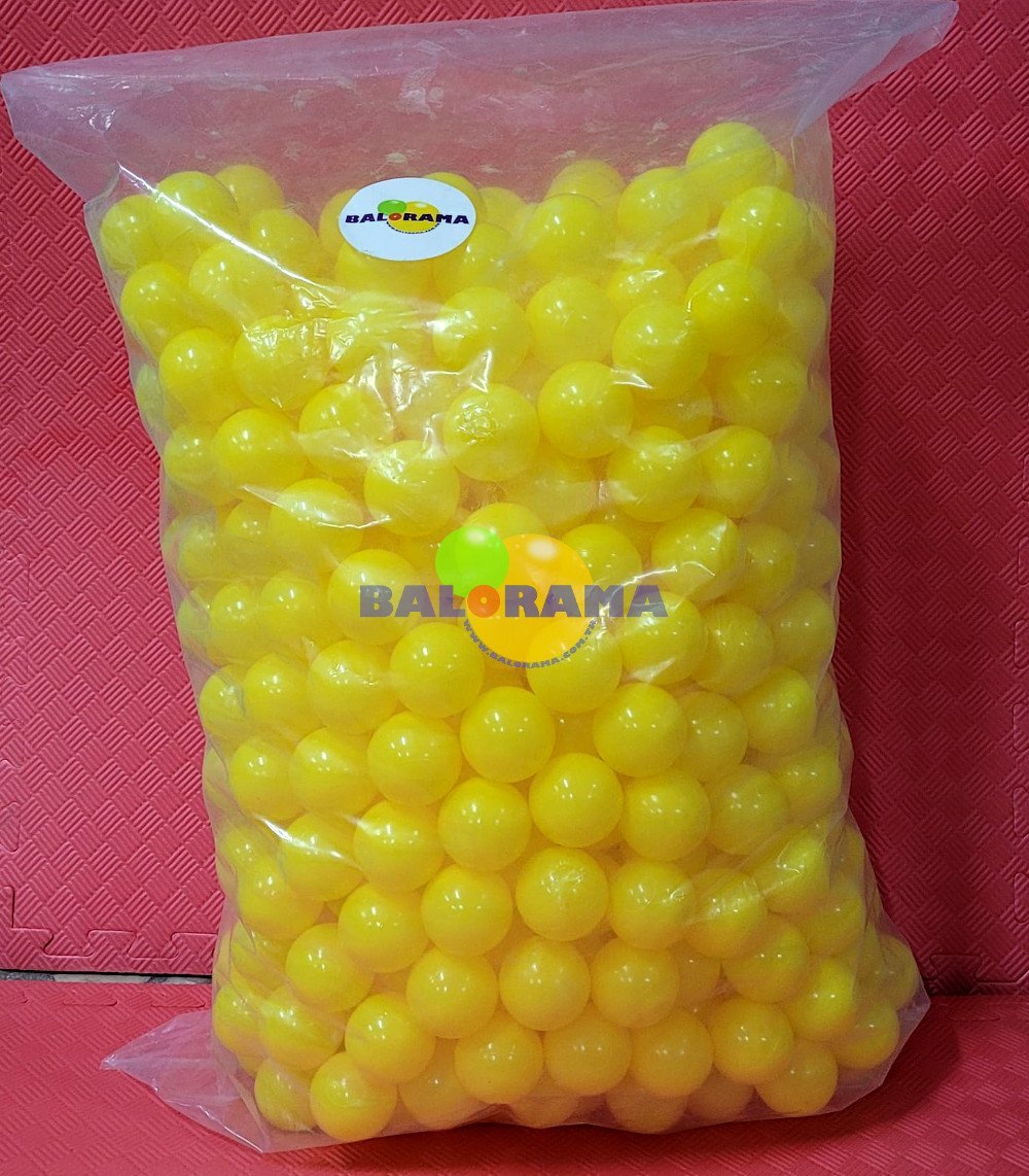 Oyun Havuzu Topu Sarı 7cm - 500 Adet