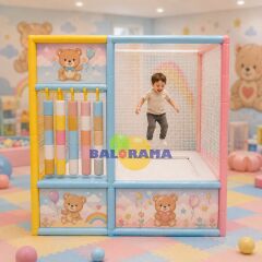 Trambolin Tekli Zıpzıp 2x2x2m