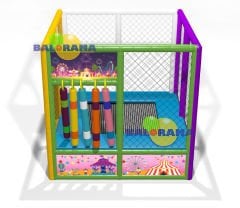 Trampoline Single Bouncer 2x2x2m