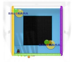 Trampoline Single Bouncer 2x2x2m