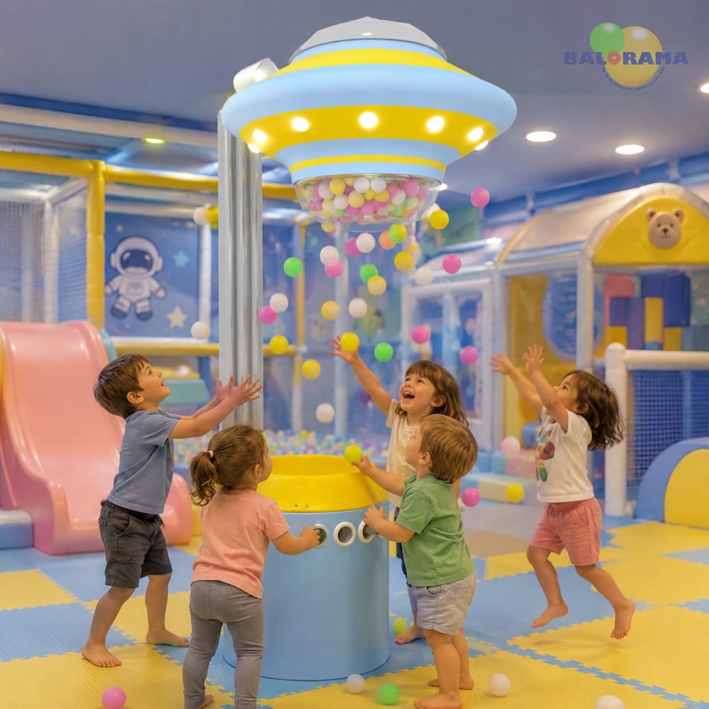 Softplay Top Havuzu Ledli Top Toplayıcı