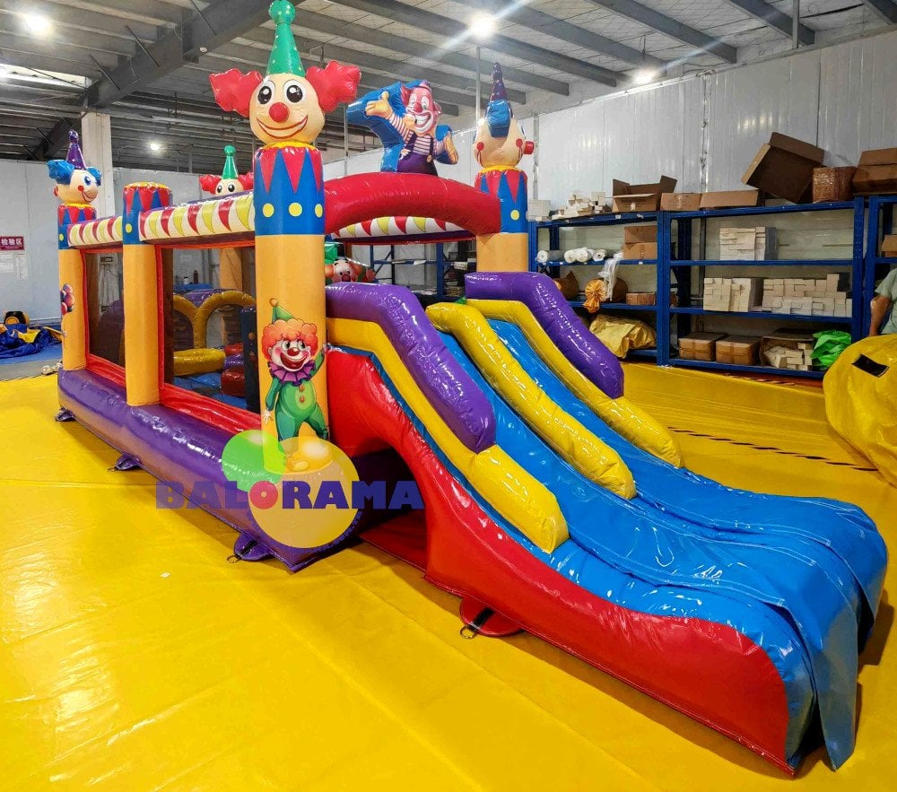 Şişme Palyaço Kombo Zıpzıp 6x2.1x2.6h mt