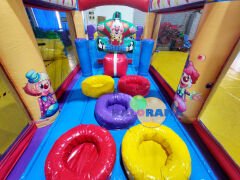 Şişme Palyaço Kombo Zıpzıp 6x2.1x2.6h mt