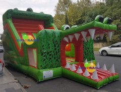 Şişme Timsah Kaydırak 8x4x5m