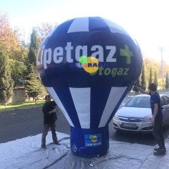 Şişme Sabit Yer Balonu 4mt