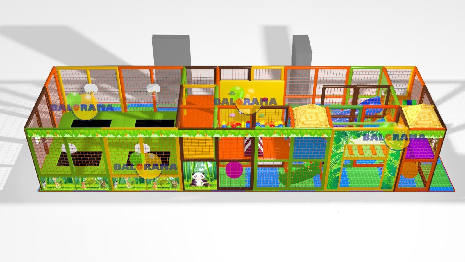 İç Mekan Top Havuzu 11x3.2x2.4h mt