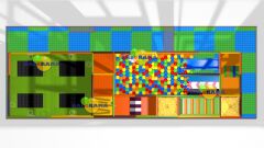 İç Mekan Top Havuzu 11x3.2x2.4h mt