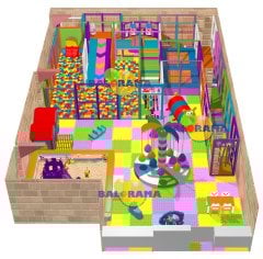 Softplay Oyun Alanı 160 m²