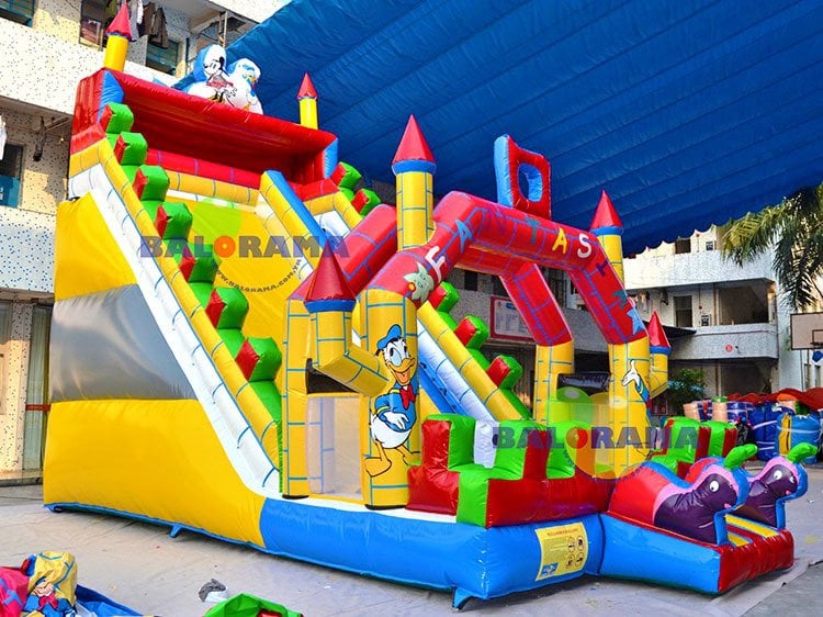 Fantasia Şişme Kaydırak 7x4.5x7m