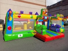 Renkli Şişme Oyun Parkı 7x6x2.5m