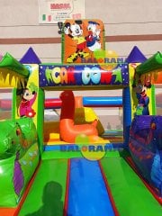 Renkli Şişme Oyun Parkı 7x6x2.5m