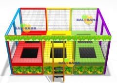 Six-Piece Economical Trampoline Park