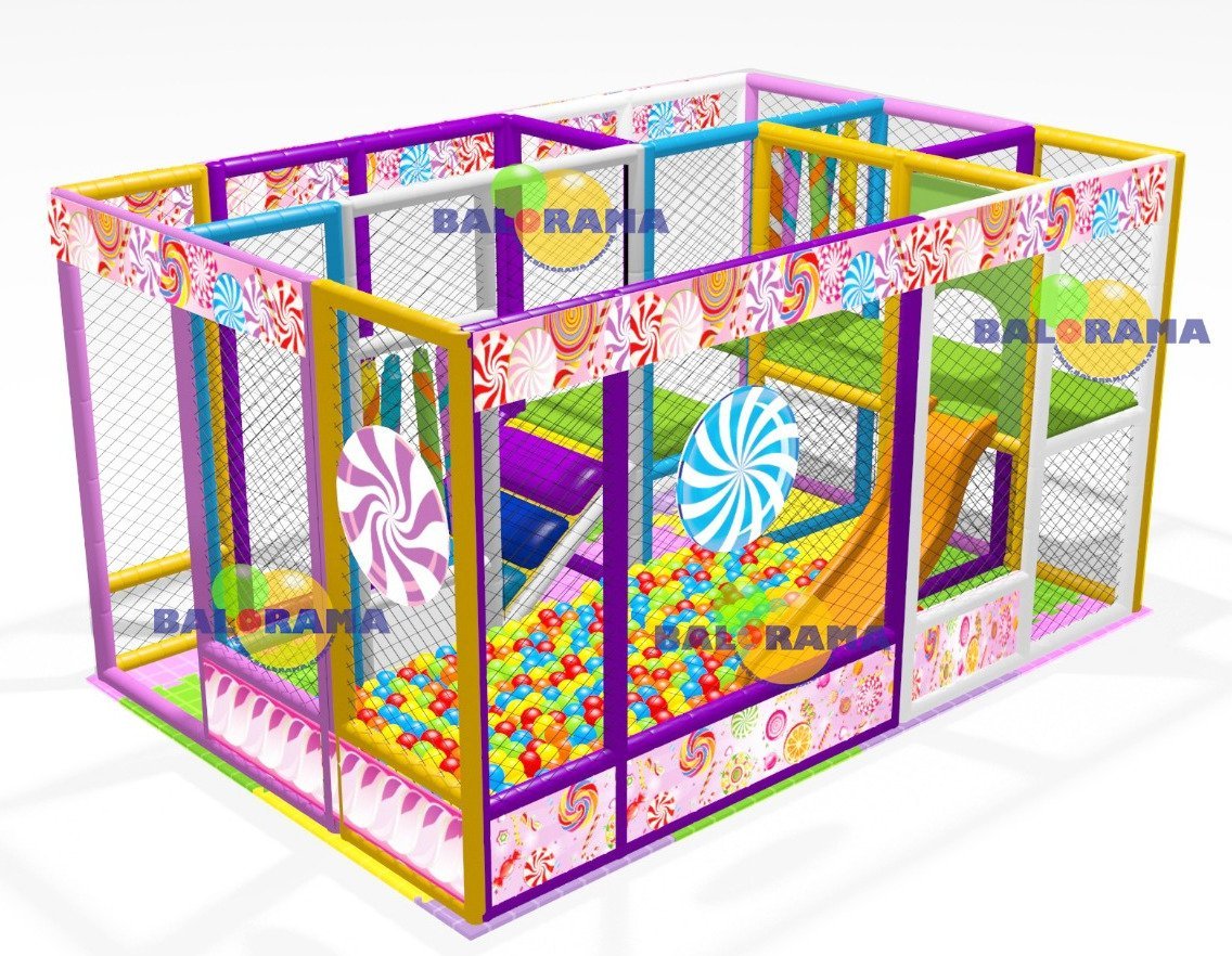 Renkli Top Havuzu 2.45x3.5x2h mt