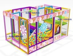 Renkli Top Havuzu 2.45x3.5x2h mt