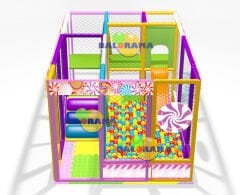 Renkli Top Havuzu 2.45x3.5x2h mt