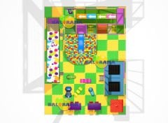 Renkli Softplay Top Havuzu Oyun Parkı 80m²