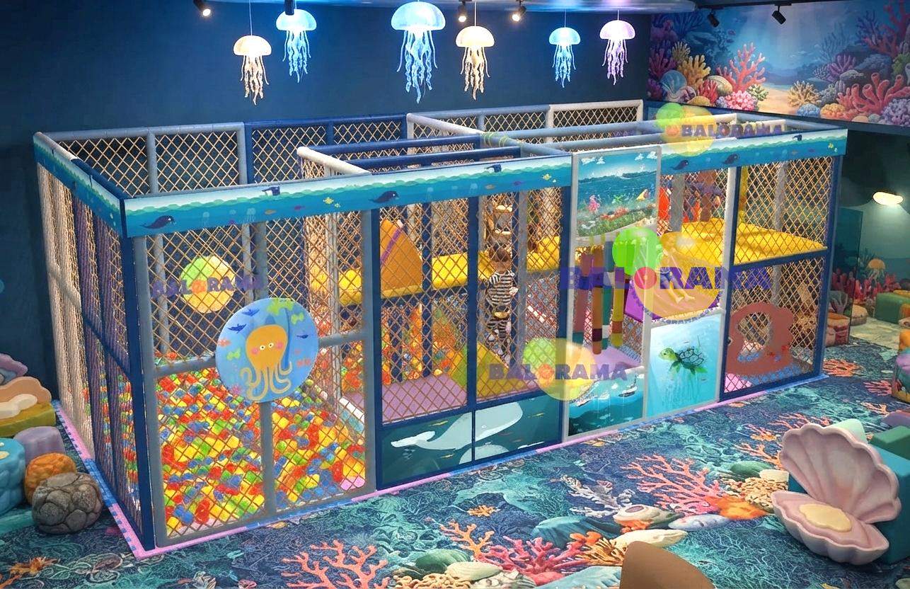 Softplay Top Havuzu İç Mekan Oyun Havuzu 8x4x3m