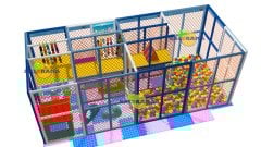 Softplay Top Havuzu İç Mekan Oyun Havuzu 8x4x3m
