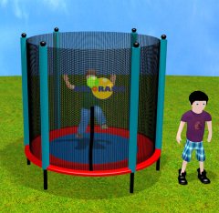 Locally Made 170cm Mesh Protected Trampoline