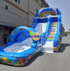 Akvaryum Şişme Kaydırak 10.4x4.4x5.7m