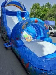 Akvaryum Şişme Kaydırak 10.4x4.4x5.7m