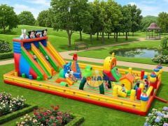 Şişme Oyun Parkı Dev Lunapark 20x10x7m