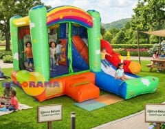 Şişme Park Zıpzıp Balon Pony 4x3.3x2.6h Mt