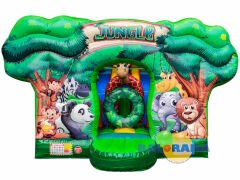 Kombo Kaydıraklı Şişme Oyun Orman 9.2x4x5.4m