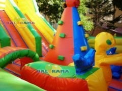 Kombo Kaydıraklı Şişme Oyun 9x5x5m