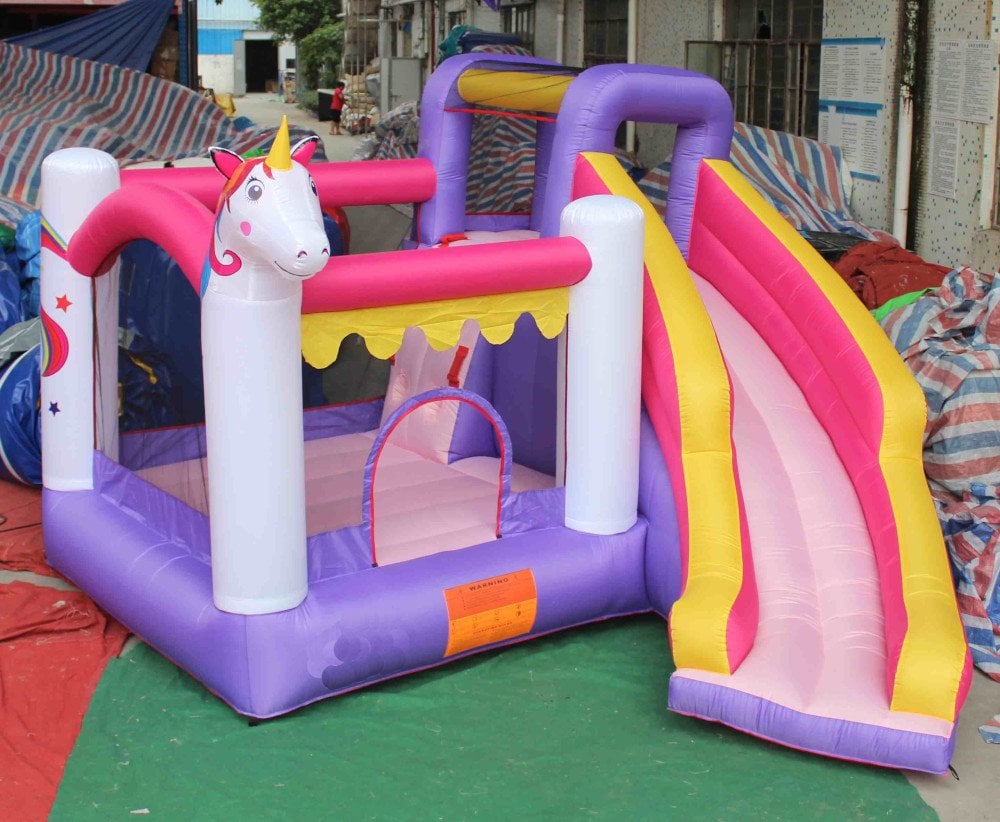 Şişme Park Unicorn Kombo Zıpzıp Balon 4x3x3h Mt