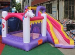 Şişme Park Unicorn Kombo Zıpzıp Balon 4x3x3h Mt