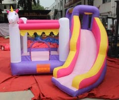 Şişme Park Unicorn Kombo Zıpzıp Balon 4x3x3h Mt