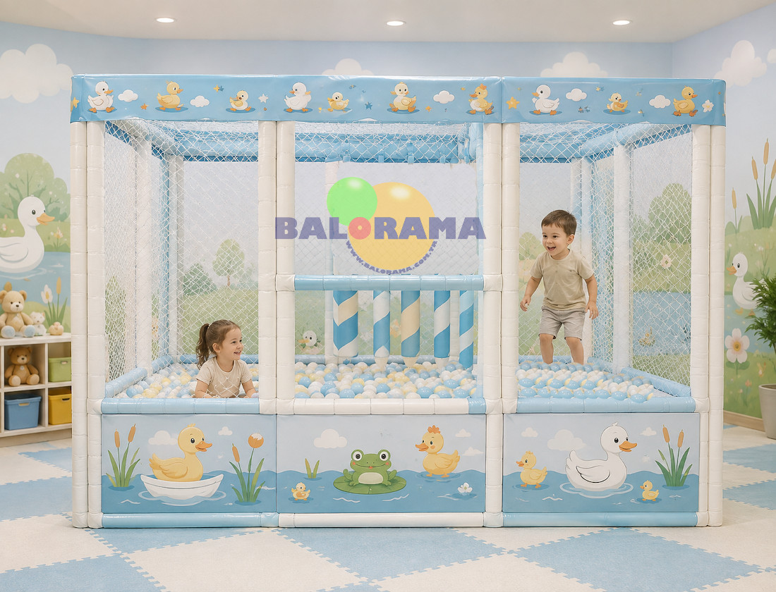 حوض كرات مع زحليقة 3×2×2 متر