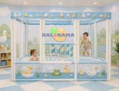 حوض كرات مع زحليقة 3×2×2 متر