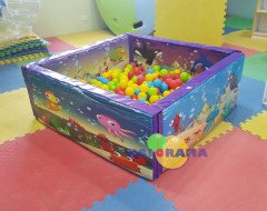 حوض كرات إسفنجي ناعم للعب، محيط 140 سم