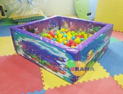 حوض كرات إسفنجي ناعم للعب، محيط 140 سم