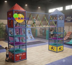 Softplay Tırmanma Kulesi