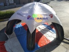 Şişme Ahtapot Çadır Altı Ayak 7x7x3.5h Mt