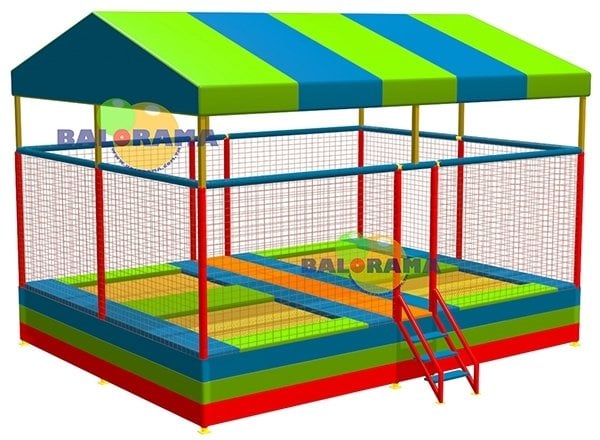 Junior Trambolin Dörtlü Çatılı