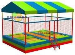 Junior Trambolin Dörtlü Çatılı