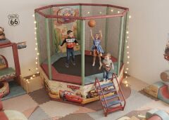 330cm Eight-Sided Trampoline with Net, Locally Manufactured.