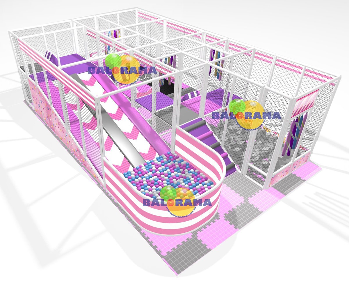 Soft Temalı Softplay Top Havuzu 48m2
