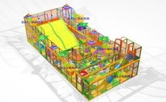 İç Mekan Softplay Oyun Havuzu 128m2