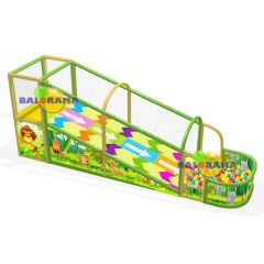 Single Ball Pit Bead Slide Roller Slide