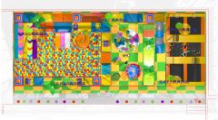 Softplay Top Havuzu Roller Kaydıraklı Trambolin Park 20x8x3h Mt