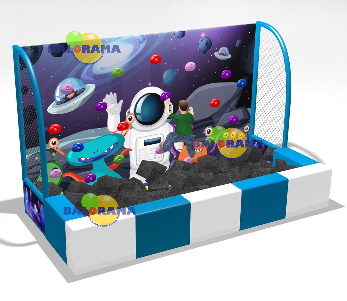 Sünger Havuzlu Tırmanma Ünitesi 3.2x2x2.15h Mt