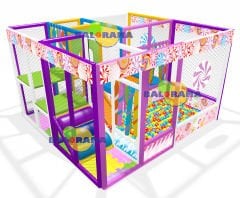 Softplay Sevimli Parkur 3.3x3.1x2h