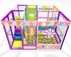 Softplay Sevimli Parkur 3.3x3.1x2h