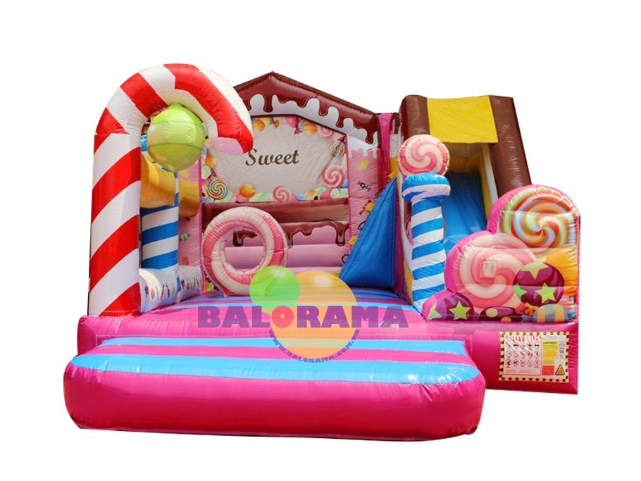 Şişme Candy Land Oyun Alanı 5x4x3.9h Mt