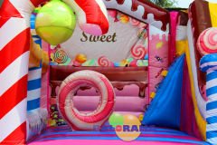 Şişme Candy Land Oyun Alanı 5x4x3.9h Mt